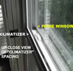 INSIDE VERTICAL CLIMATIZER WINDOW SPACING